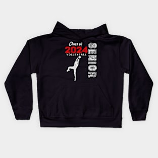 Volleyball Player Senior Class of 2024 - Graduation 2024 Premium Kids Hoodie